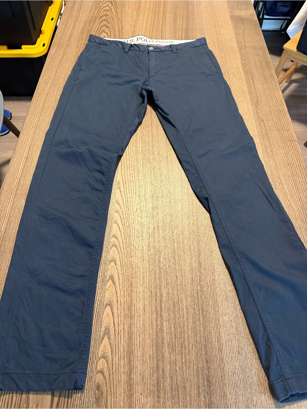 U.S. Polo Assn. Men's Navy Chino Pants